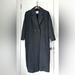 Rita Row Gray Double Breasted Coat